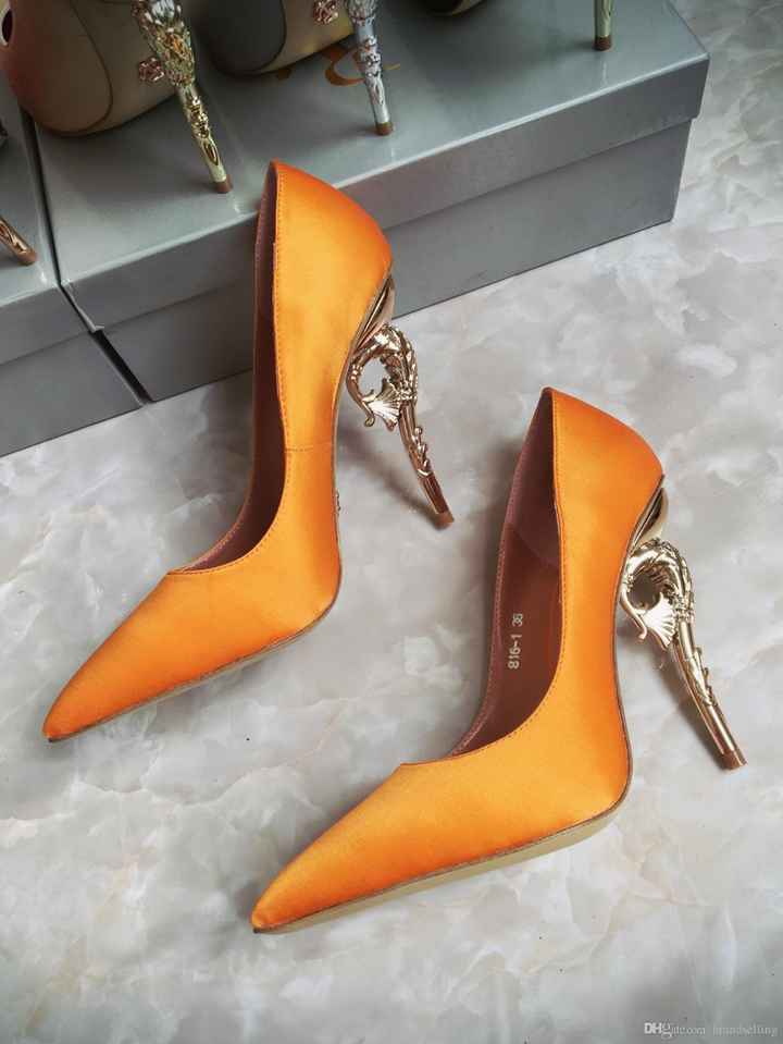 Colores : Zapatillas en tono Naranja - 15