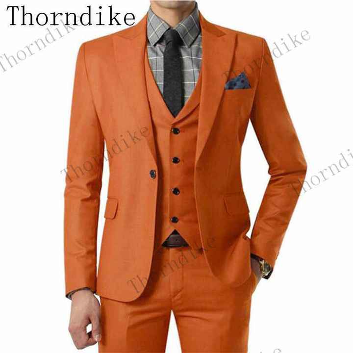 Colores : Traje en tono Naranja - 4