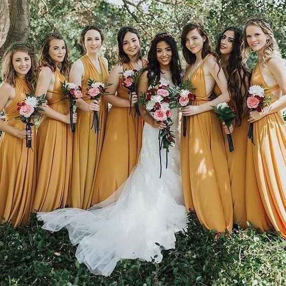 Colores: Damas en amarillo mostaza - 1