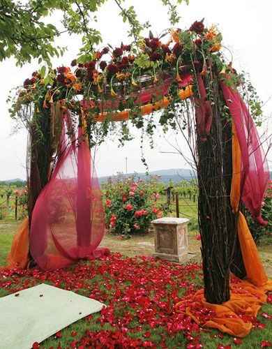 Colores : Arcos para ceremonia en tono Naranja - 15