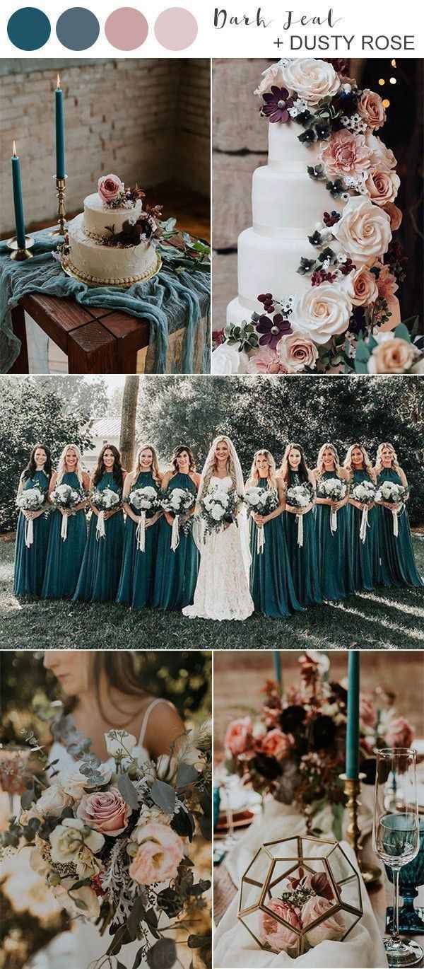 ¡Color del tema de la boda y damas de honor! - 1