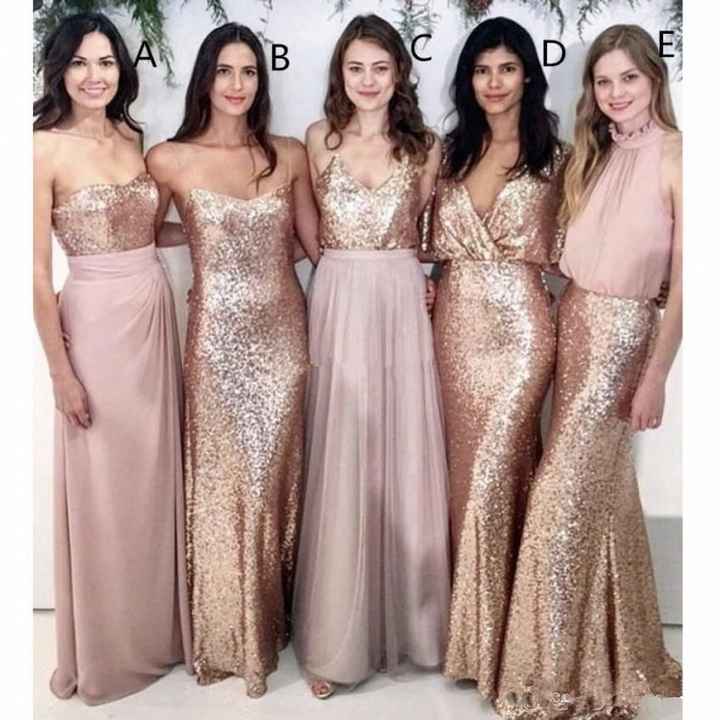 Color de vestido de damas de honor - 3