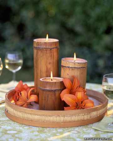 Centros de mesa, ideas rusticas - 5