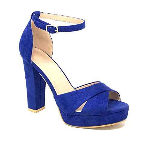 Zapatillas tacón ancho para novia. - 2