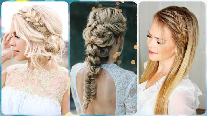Peinados para novias con trenzas - 21