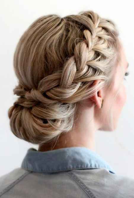 Peinados para novias con trenzas - 22