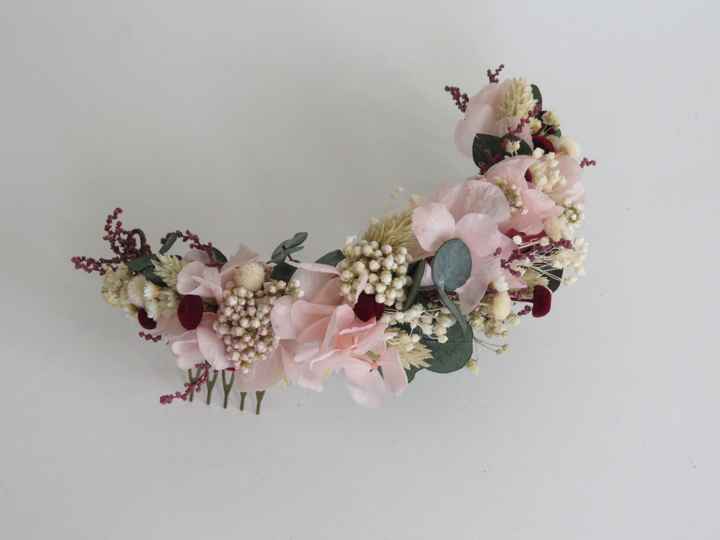 Flores como tocado - 4