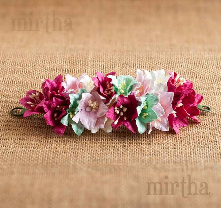 Flores como tocado - 34