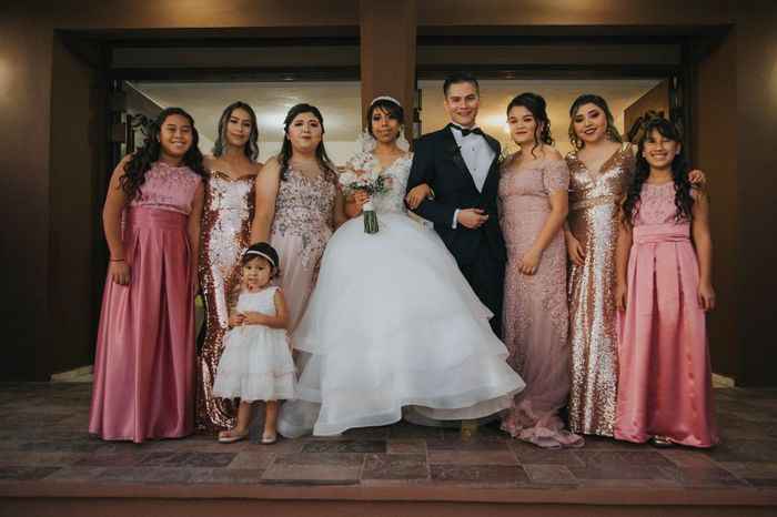 Damas de honor en rosa 🎗️ - 1