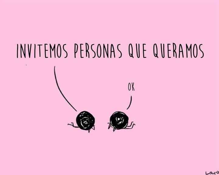 Y entonces puedes relajarte haciendo la lista de invitados