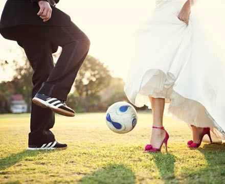 Estilo de boda futbol soccer