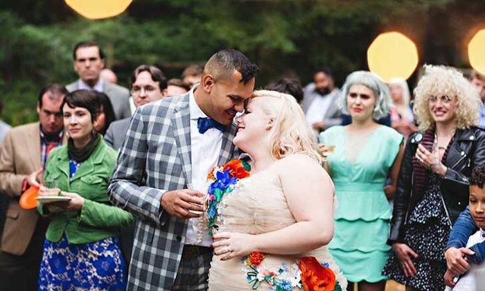 Ella y su amigo diseñador, Mark Mitchell, crearon un vestido que la hizo ver hermosa sin necesidad d