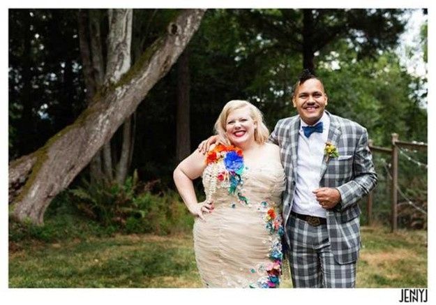 Lindy nos demostró que su boda fue perfecta, aunque fuera "gorda", como el resto piensa, pero eso no