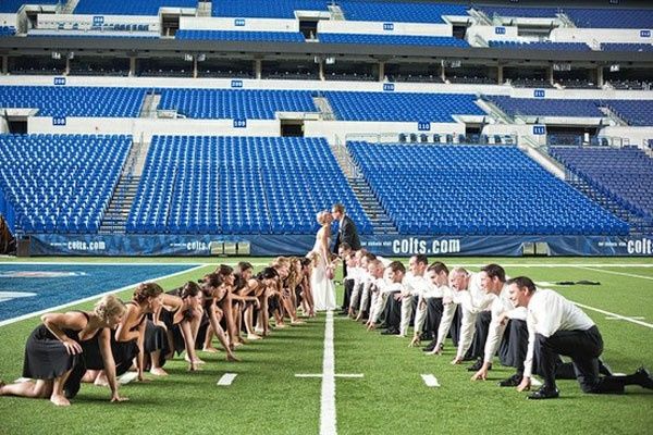 Estilo de boda Futbol Americano