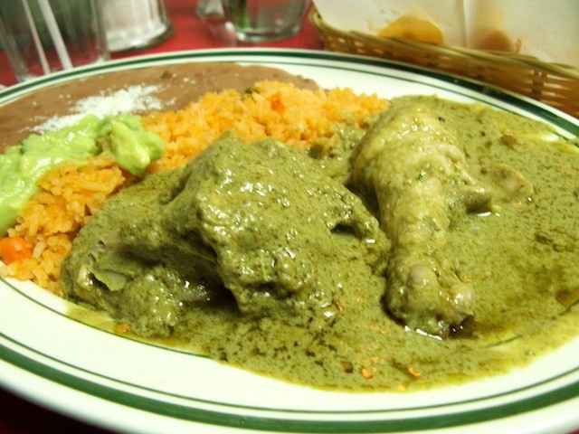 El platillo que me gusta de mi mamá es el pipian verde