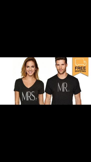 Playeras "recien casados" - 1