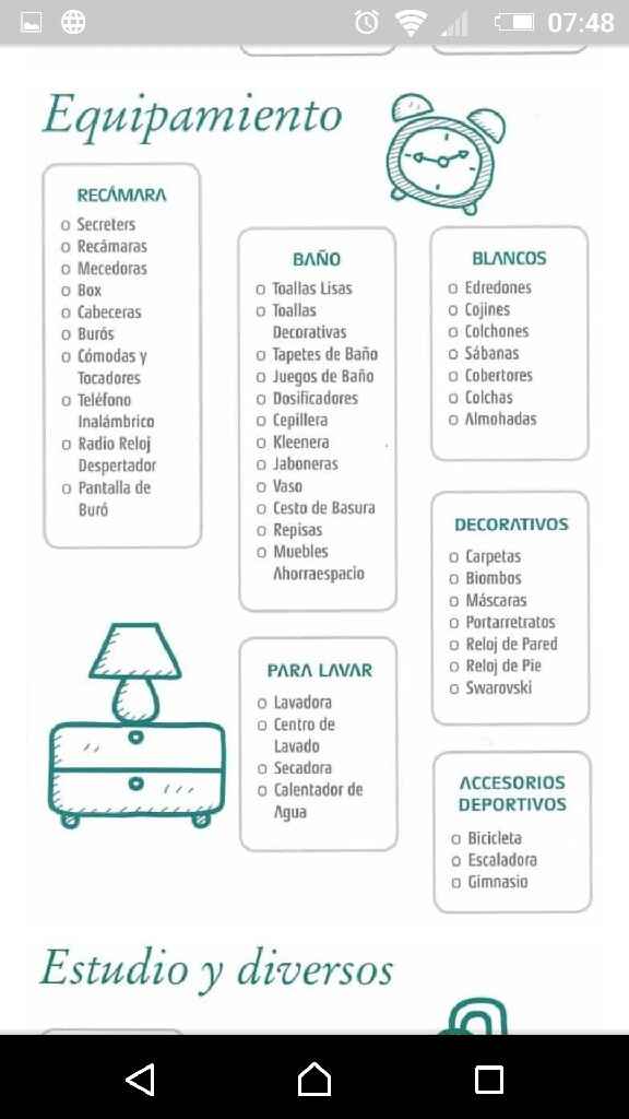 ¿que se puede y que no se puede pedir en la mesa de regalos? - 2