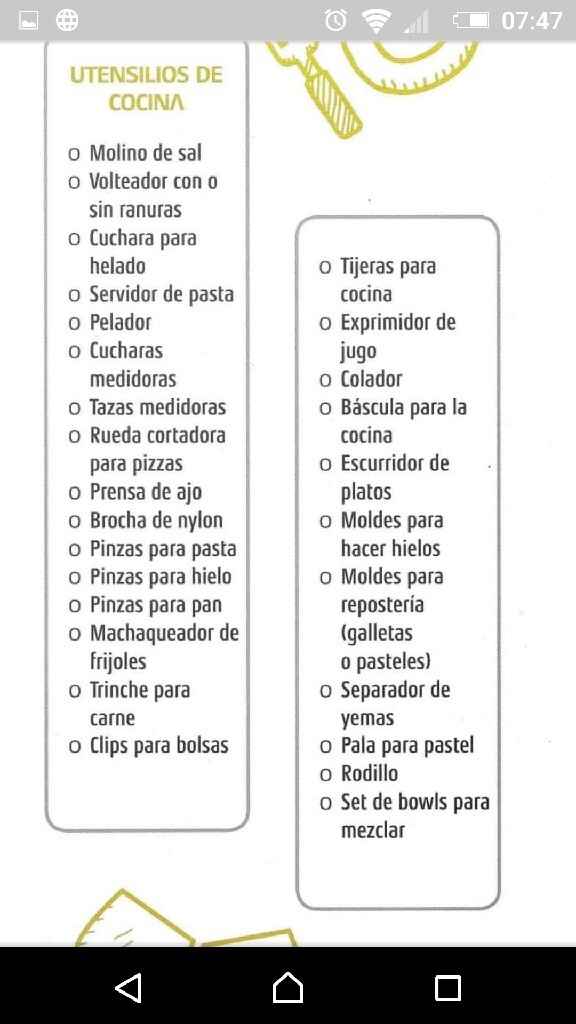 ¿que se puede y que no se puede pedir en la mesa de regalos? - 6