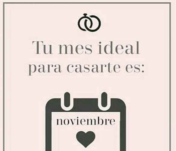 Elige cuál es tu mes ideal para casarte? - 1