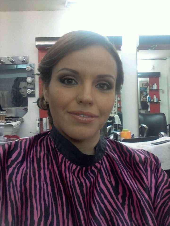Mi prueba de peinado y maquillaje - 1