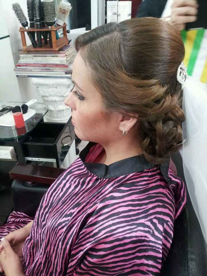 Mi prueba de peinado y maquillaje - 3