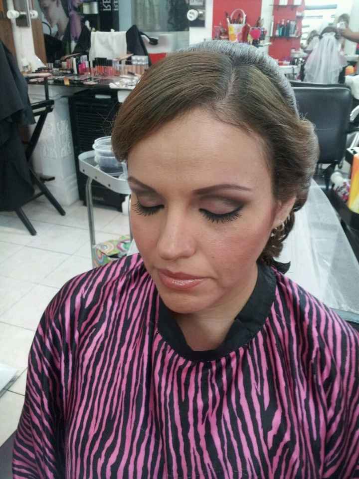 Mi prueba de peinado y maquillaje - 4