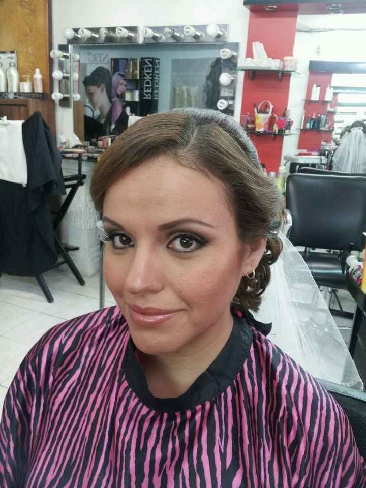 Mi prueba de peinado y maquillaje - 5