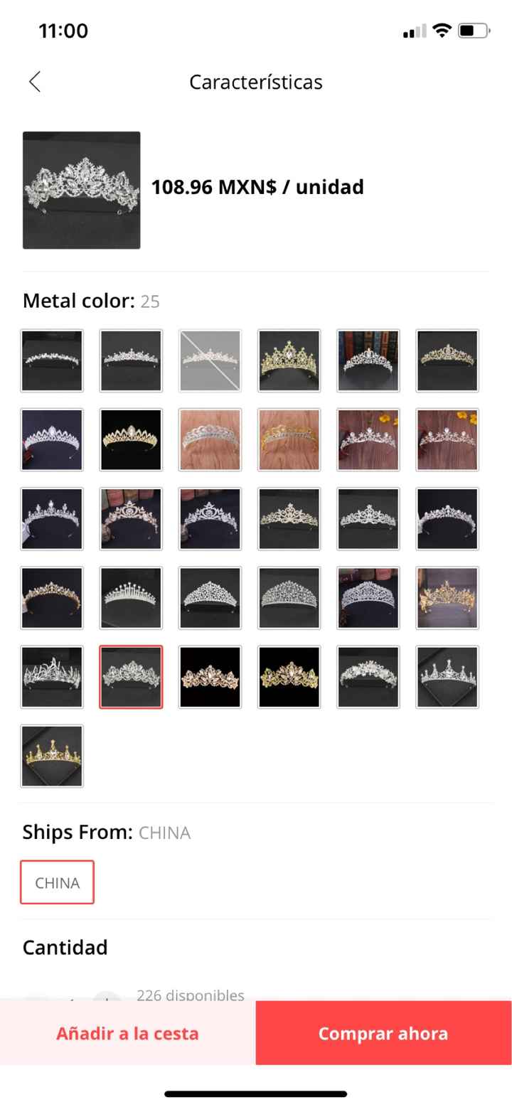 Coronas para novias - 2