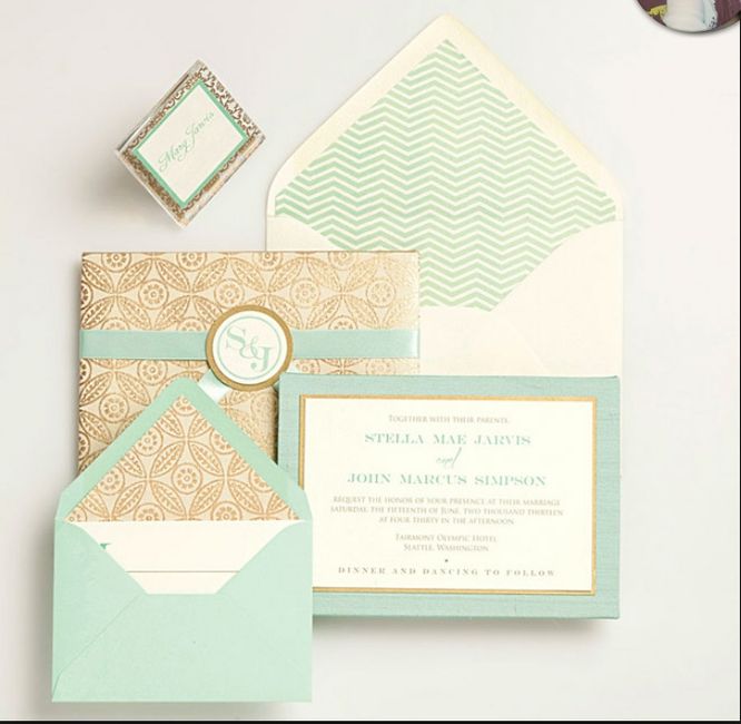 Club de novias menta y dorado!!! - 4