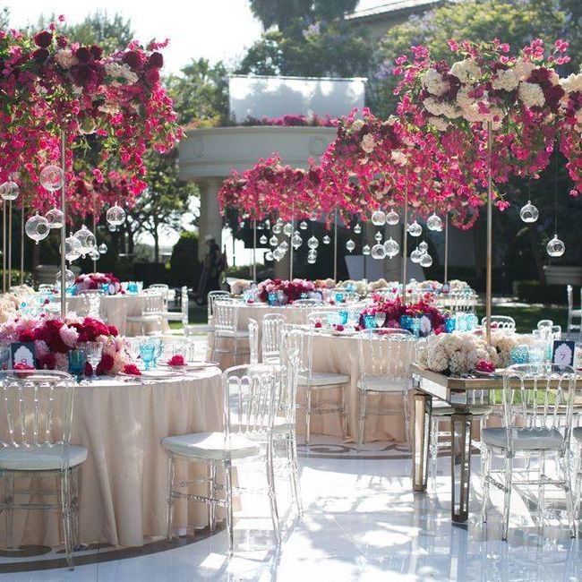 Adornos de las mesas