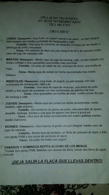 Quieres bajar unos kilitos? las dietas que les prometi - 8