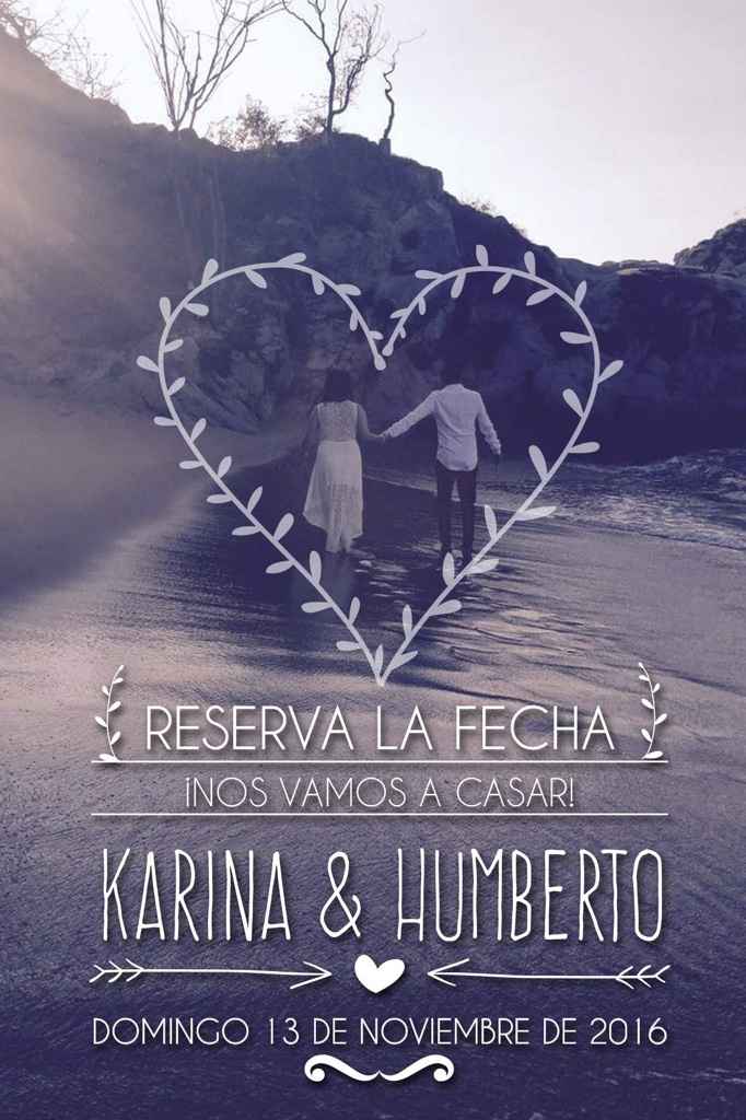 Nuestro save the date .. uds ya lo tienen ?? - 2