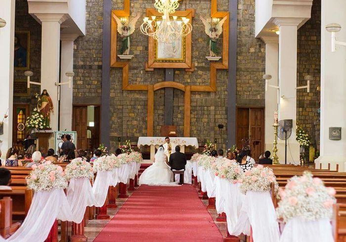 Decoración con globos en la iglesia? - 1