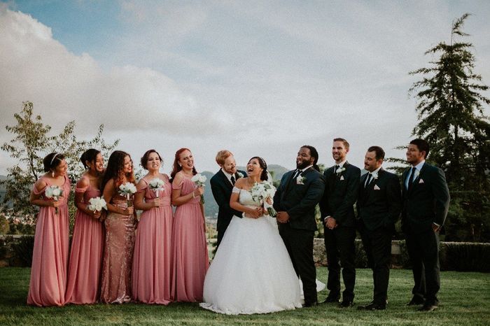 ¿Cuántas damas y groomsmen tendrán? - 1