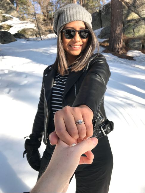 Anillo de compromiso de plata ? 1