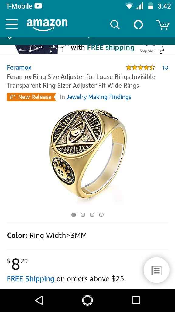 Anillo de compromiso falso o de repuesto! - 1