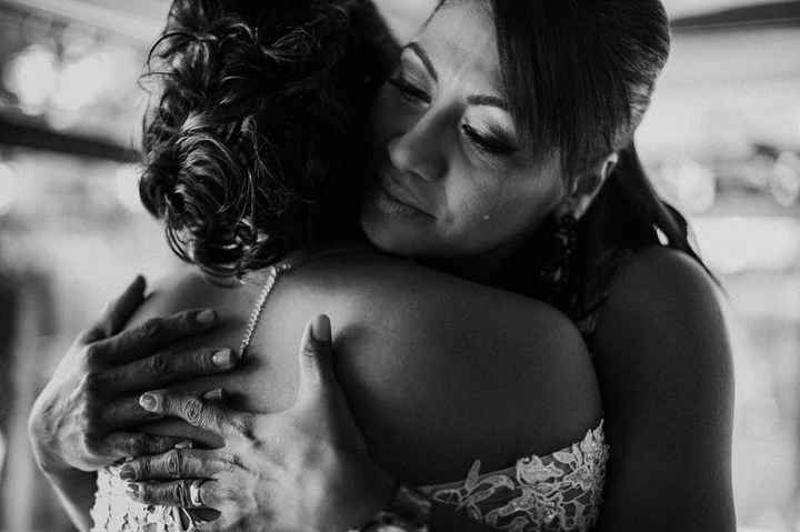 Por último les dejo esta foto emotiva con mi mami