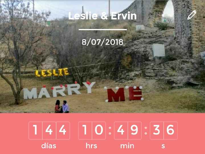 ¡Escribe los días que faltan para tu boda! - 1