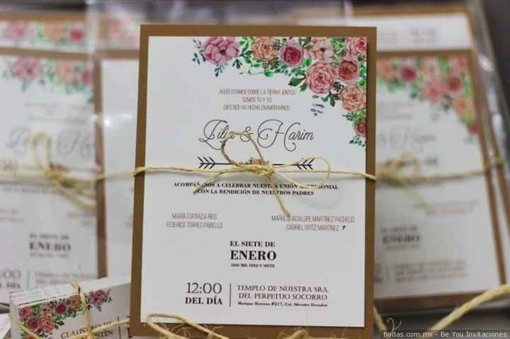 Ideas de invitaciones estilo vintage - 3