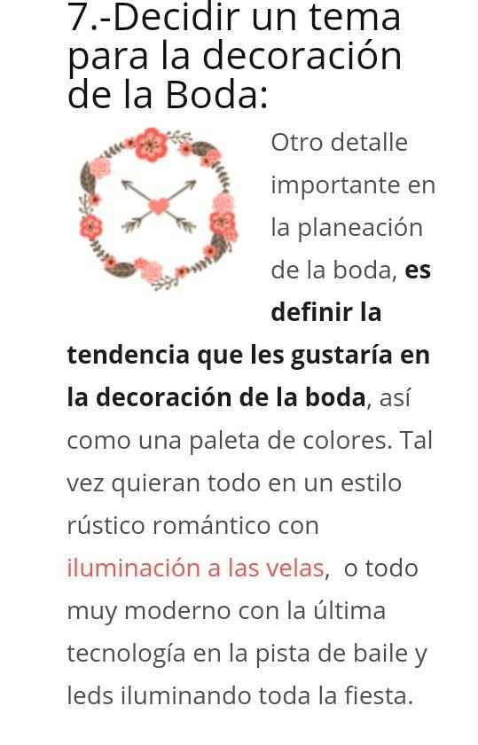 10 consejos para organizar una boda!! - 12