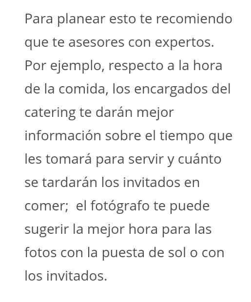 10 consejos para organizar una boda!! - 16