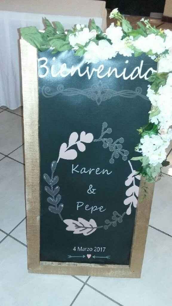 Letrero de bienvenida - 2