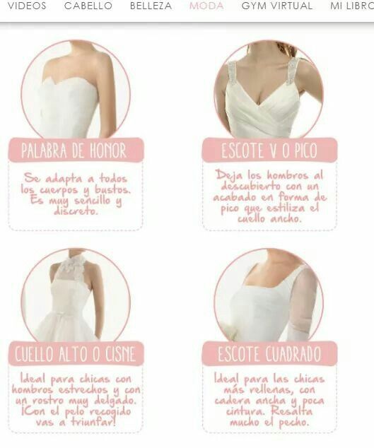 Como escoger tu vestido según el escote - 3