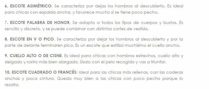 Como escoger tu vestido según el escote - 4