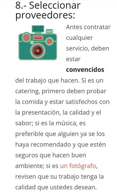 10 consejos para organizar una boda!! - 13