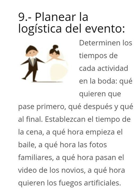 10 consejos para organizar una boda!! - 15
