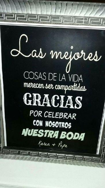 Letrero de bienvenida - 1