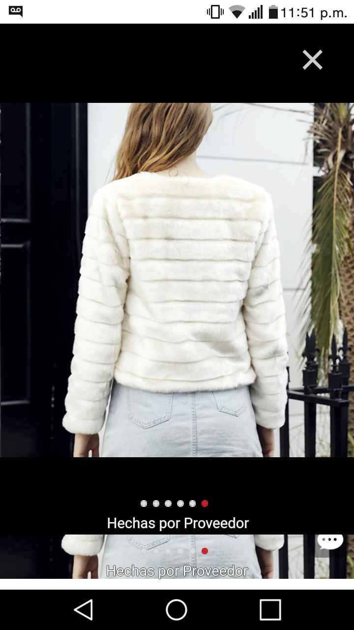 un abrigo asi por ssi me da frio