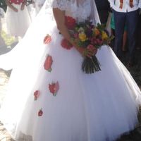 Vestido novia bordado mexicano - 3