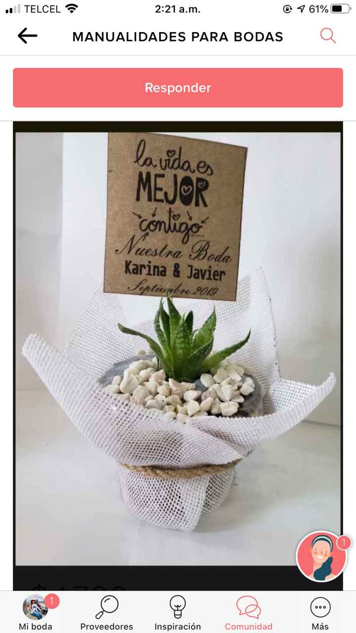 Colores recuerdos de boda Green Eco-friendly - 1